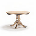 Table ronde en bois avec pied en métal dimensions 80 x 80 x 75cm